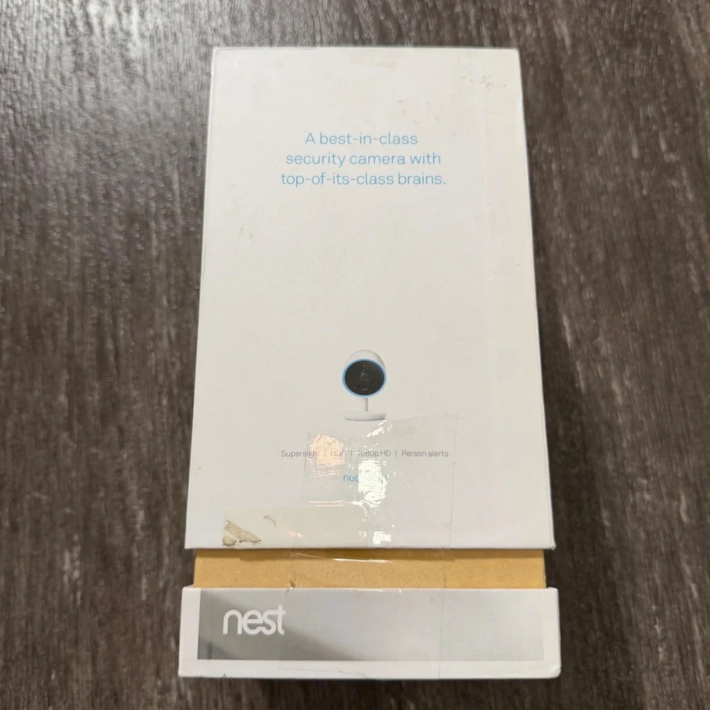 Google Nest Cam IQ Indoor Security Camera White 1080p HD WiFi Smart Home‎